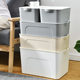 Korean Style Thickened Storage Box Large Drawer Collating Lid Plastic Storage Box Clothes Wardrobe Grocery Box