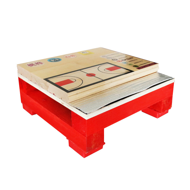 Solid Wood Sports Wood Floor Indoor Basketball Hall Badminton Hall Sports Special Maple Floor Single Keel Maple Birch