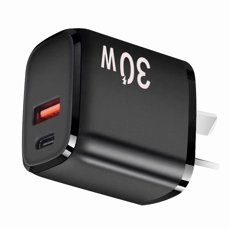 45W Folding Pin PD Charger 30W Gallium Nitride PD Adapter 20W Fappable Pin PD European, British and Australian Charger