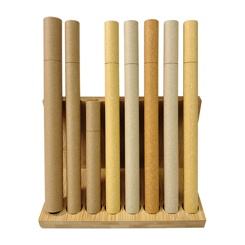 Factory direct in stock line incense tube incense barrel incense box incense universal packaging blank paper plain tube printing logo
