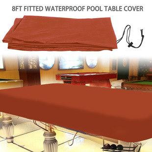 Cross Border Billiard Table Dust Cover Furniture Waterproof Cover 210D Black Oxford Cloth Billiard Cover