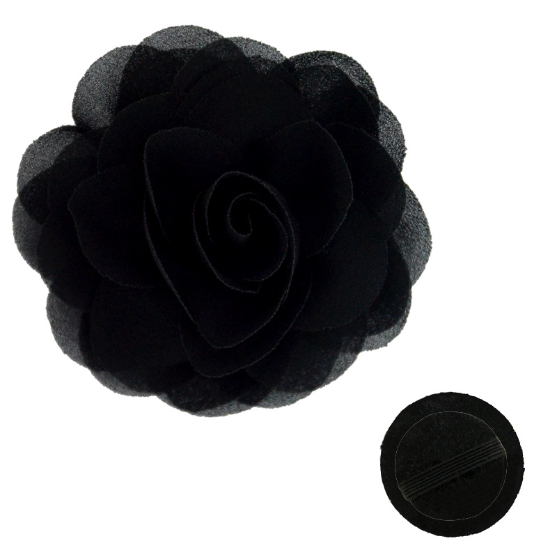 Handmade Chiffon Fabric Flower Pet Collar Accessories Pet Cute Pet Decorative Flowers