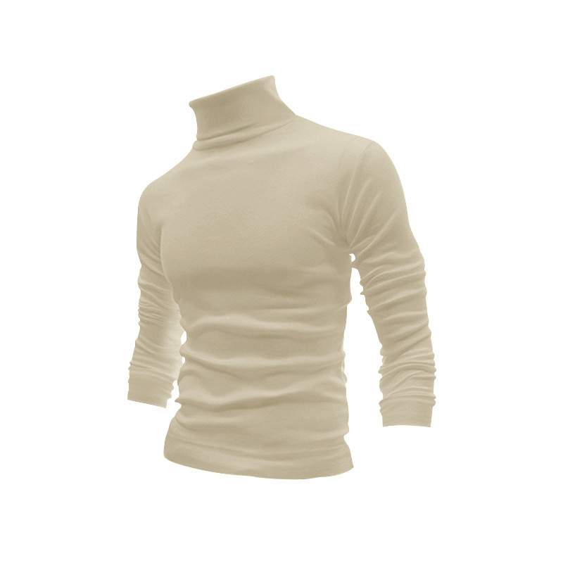 Foreign trade cross-border new solid color turtleneck cashmere sweater slim pullover bottoming sweater men's warm inner wear