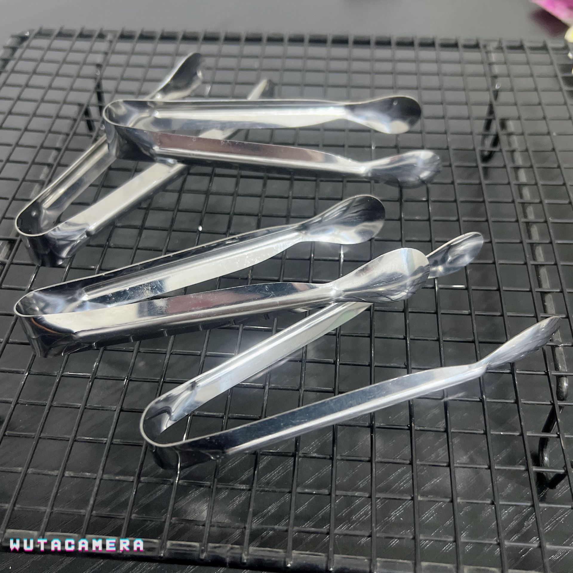 430 stainless steel sugar clip coffee sugar clip small ice clip ice bucket clip ice grain pliers ice tongs