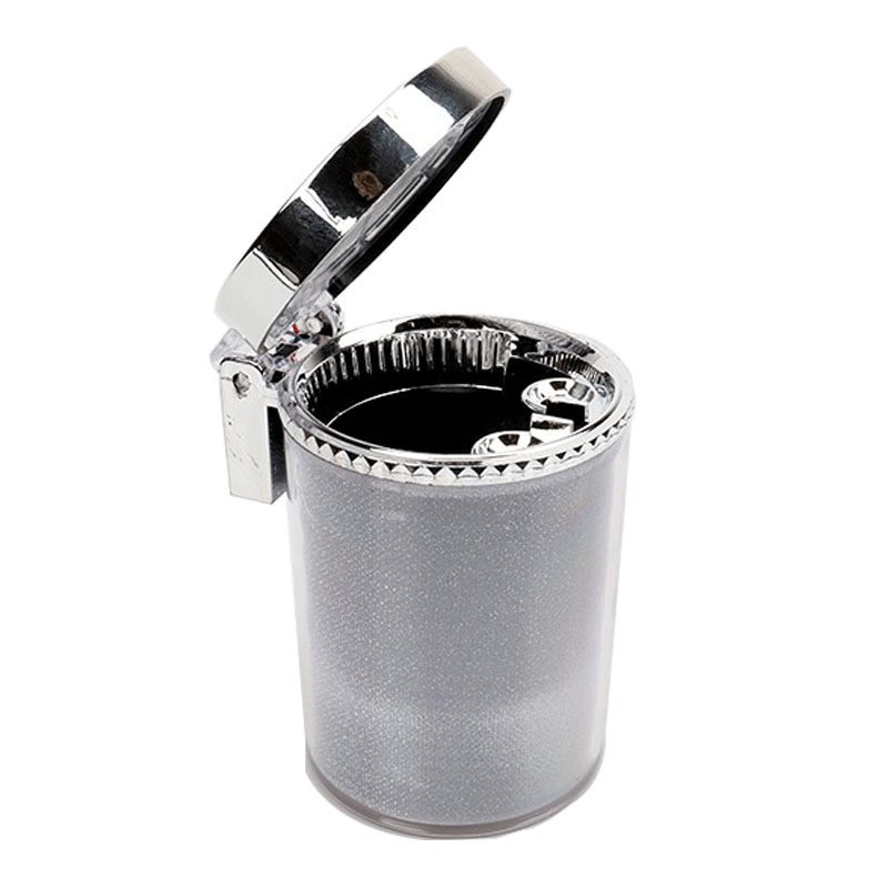 Car Ashtray Hanging Personalized Creative Internet Celebrity Car Ashtray with Lid Led Light Car Ashtray