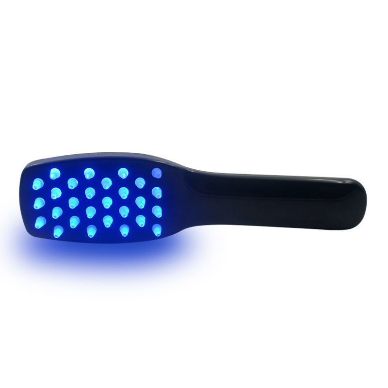 Scalp phototherapy massage comb rechargeable massage comb micro-current import hair care electric comb blue light red light vibration