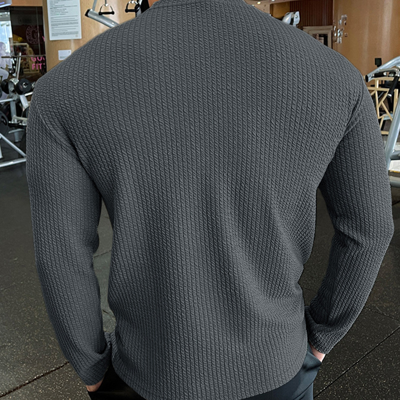 2022 European and American Sweater Men's Autumn and Winter New Fashion Knitted Long Sleeve Top Amazon Knitted Sweater Cross-border Men's Wear