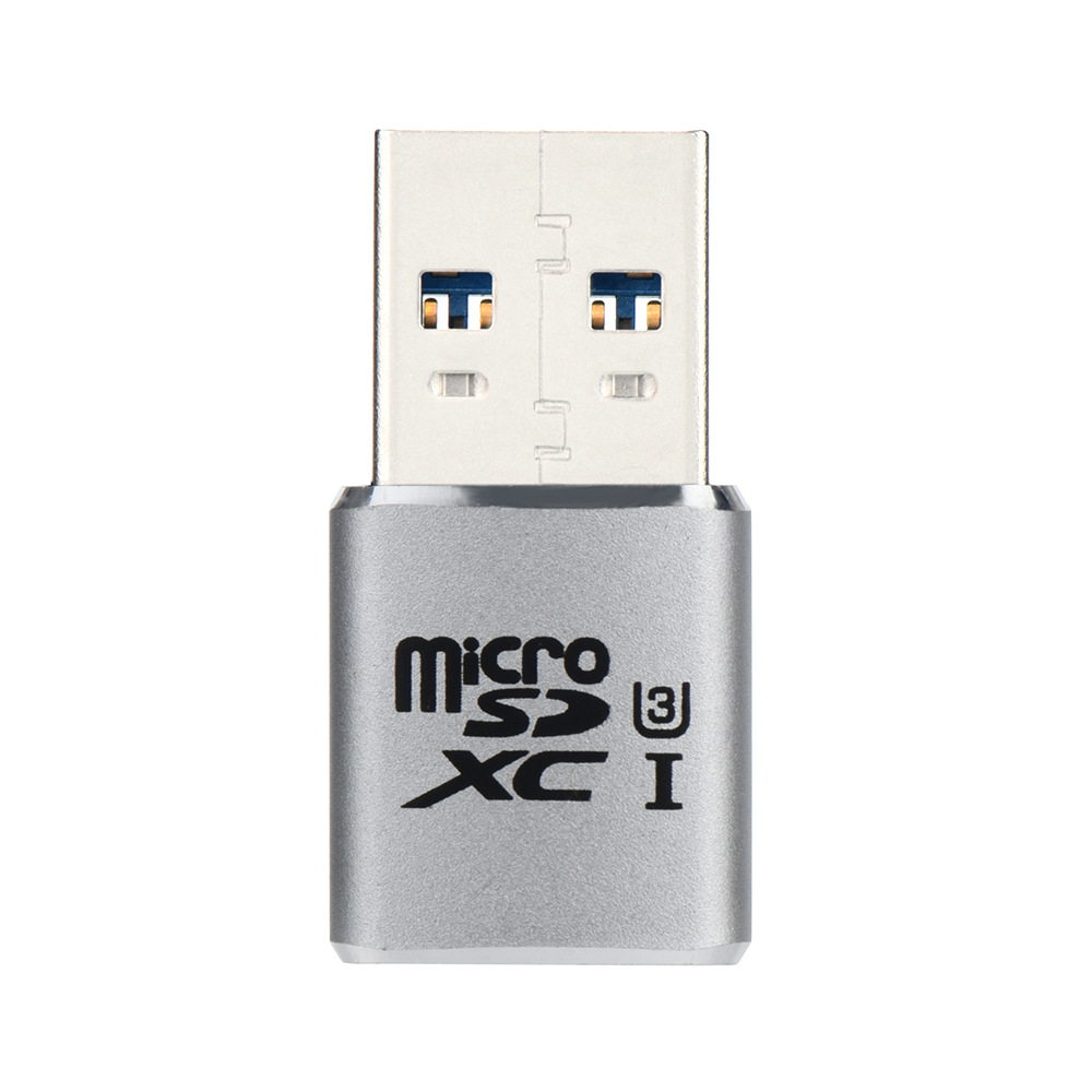 USB3.0 card reader MICRO SD card reader aluminum alloy shell Factory Direct