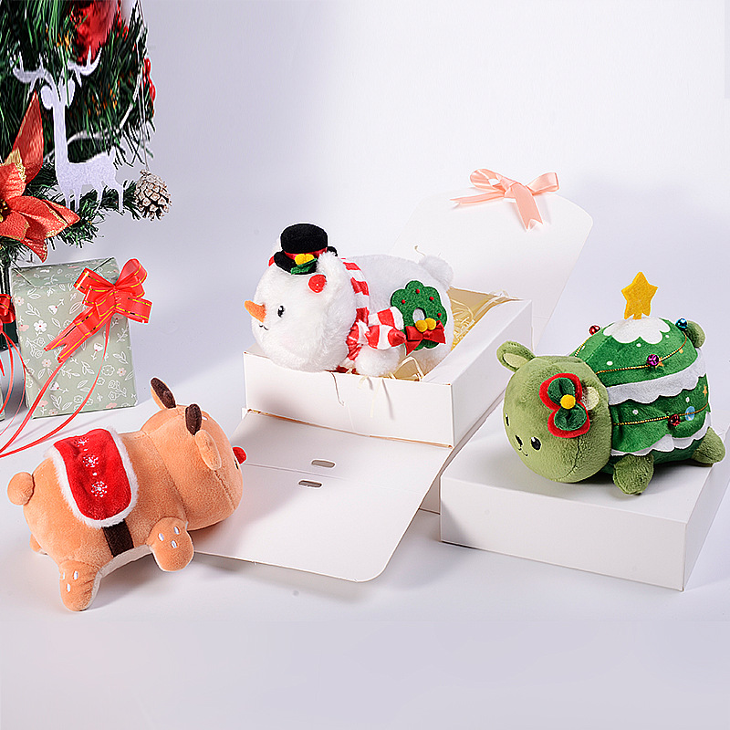 Cross border Christmas bear plush toy doll Doll Doll Girl Toy New Year gift factory wholesale
