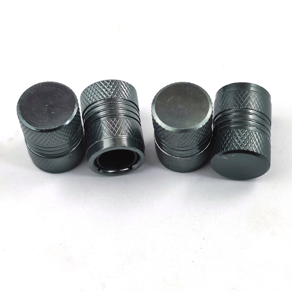 Car tire aluminum alloy color American air nozzle cap built-in plastic protective car dust cap valve cover