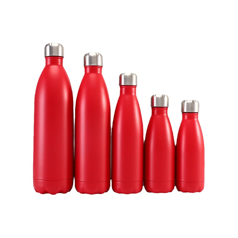 304 stainless steel Coke bottle men's and women's outdoor kettle sublimation paint 304 double-layer stainless steel thermos cup system