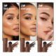 Cross-border DEROL seal eyebrow powder Amazon eyebrow Department styling cream wax eyebrow print eyebrow paste eyebrow brush set box eyebrow powder