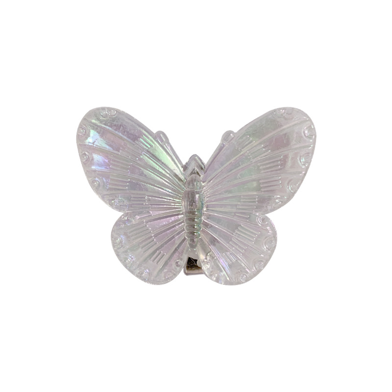 Super fairy recommend buy! Mermaid color butterfly hairpin 5 PCs sweet girl spring new headdress hair accessories fashion