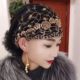 Embroidered Baotou Hat Black