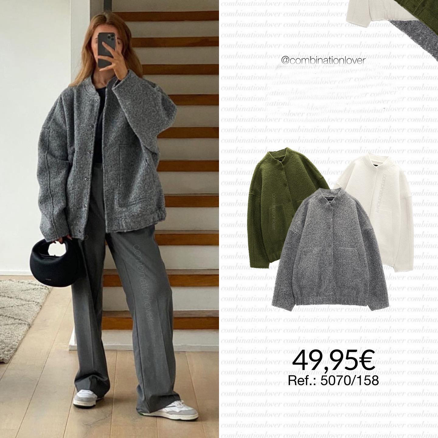 Cross-border 2023 Europe and the United States New 15-color Loose Casual Jacket Street Collar Dark Button Jacket 8420