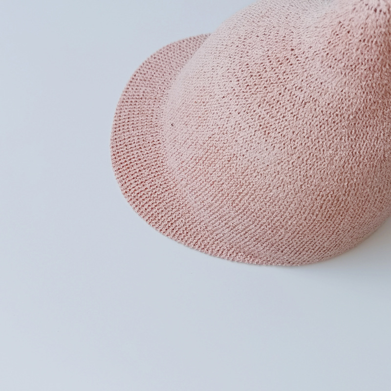 Cappello per bambini One Pan, stile coreano, traspirante, con ciuccio, parasole, protezione solare, cappello fresco per bambini_voghion.com