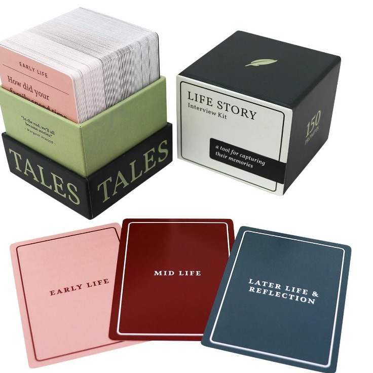 Question Cards Made by Life Story Interview Kit Experts Help You Keep Your Memory