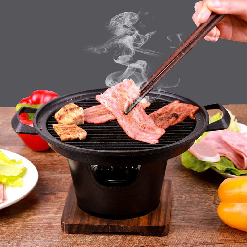 一人食オーブン室内小型焼肉鍋韓国式家庭焼肉用ストーブ家炉無煙バーベキュー|undefined