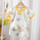 2024 Summer new children's clothing children's short-sleeved shorts suit boys and girls baby T-shirt boys and girls cotton wholesale
