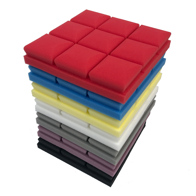 Sound Insulation Cotton Mushroom Head Sound Absorbing Cotton Indoor Wall Drum Room KTV Recording Studio Music Room Sound Absorbing Sponge Material Self-adhesive