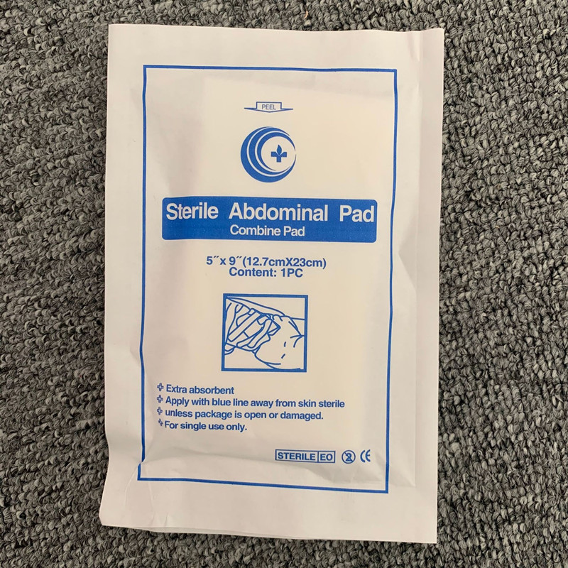 Cross-border First Aid Kit Accessories Hemostatic ABD ABDominal Pad 12.7x23cm 5x9inch Vampire Pad Gauze Block