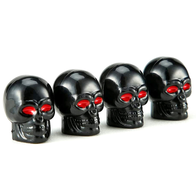 Skull valve cap Skull valve cap dust cap plastic ABS personality modification creative universal
