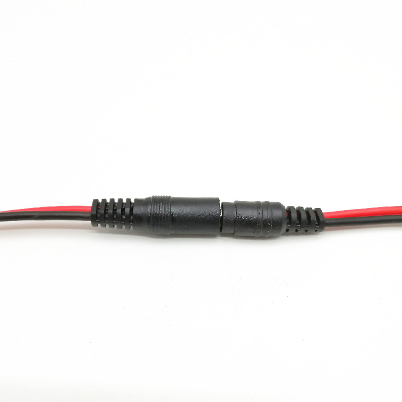 0.75 square DC power cord dc power plug male female DC red and black male line monitoring power head