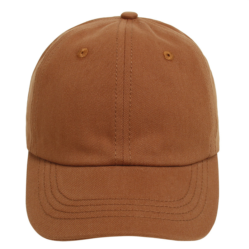 New Children's Baseball Cap Ins Style Solid Color All-match Sunscreen Cap Women's Korean Printed Baby Sun Hat Outdoor