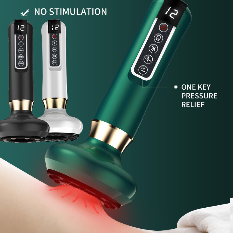 Cross-border new electric negative pressure scraping instrument dredging meridians artifact heating back whole body leg massager