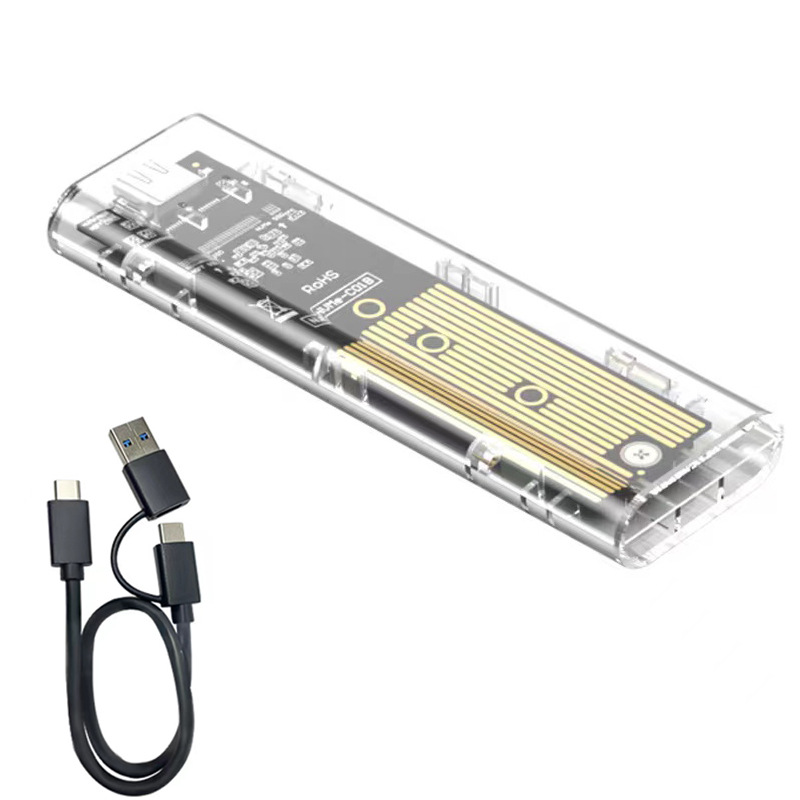Прозрачный твердотельный накопитель M.2 Nvme single Protocol 10 Гбит/с мобильный ноутбук SSD мобильный диск Жесткий диск M2
