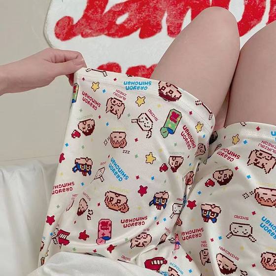 Walking pants! New Cartoon Pajama Pants Women's Summer Korean-style Loose Home Wear Casual Shorts Summer Outer Wear
