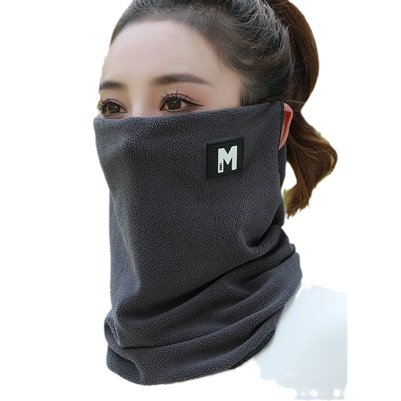 Autumn and Winter mask men and women thickened extra large riding neck neck protection windproof cold-proof Korean style cold-proof mask Scarf mask_voghion.com