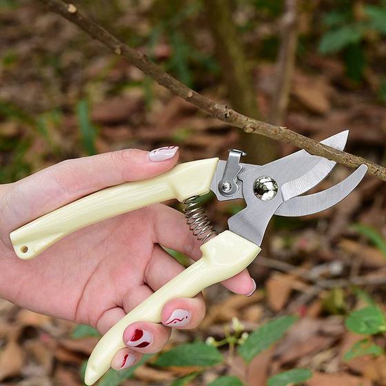 Strong stainless steel pruning shears multifunctional gardening scissors orchard fruit picking scissors Garden branch shears tool shears