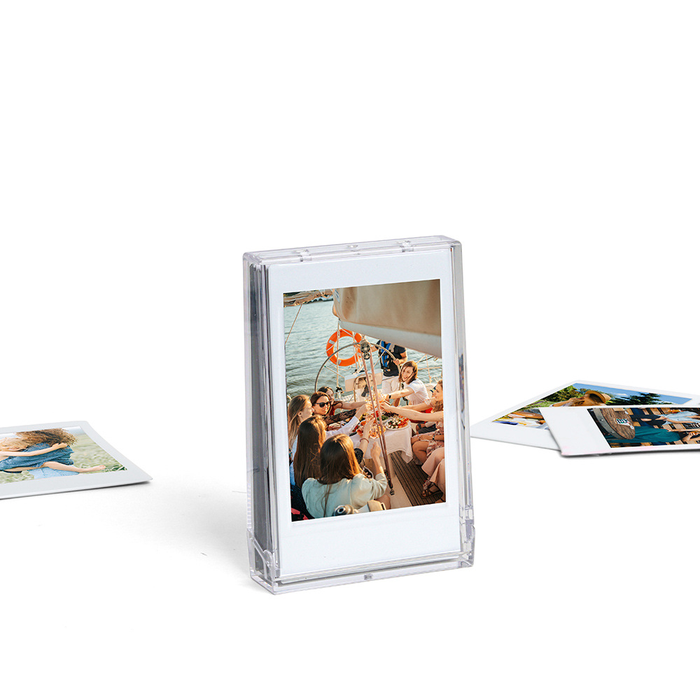 Фотокоробка для мороженого Creative Polaroid 3 дюйма Фото Универсальная вертикальная подставка Фоторамка Украшение Amazon