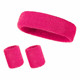 Rose red bandana wristband