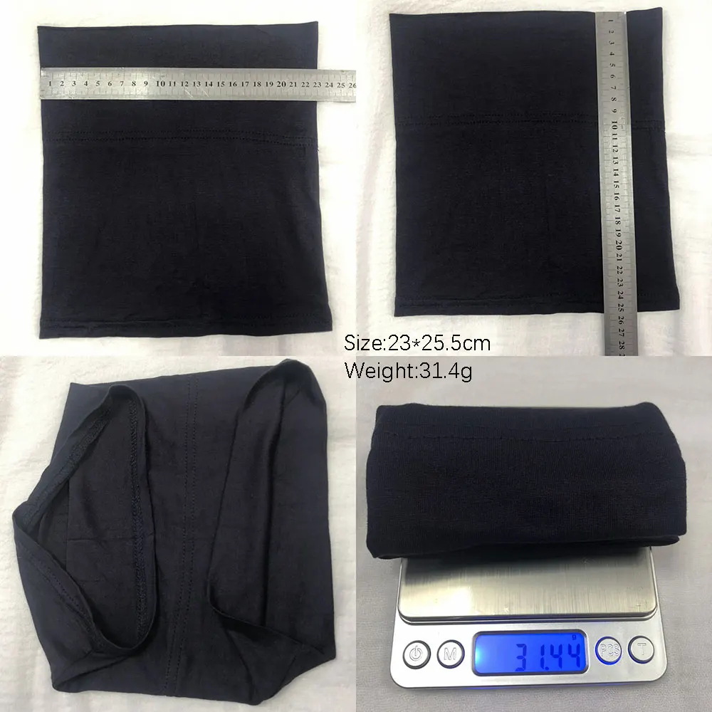 Cross-border modal monochrome cap base cap high elastic mercerized cotton Women's Arab neck cap base cap