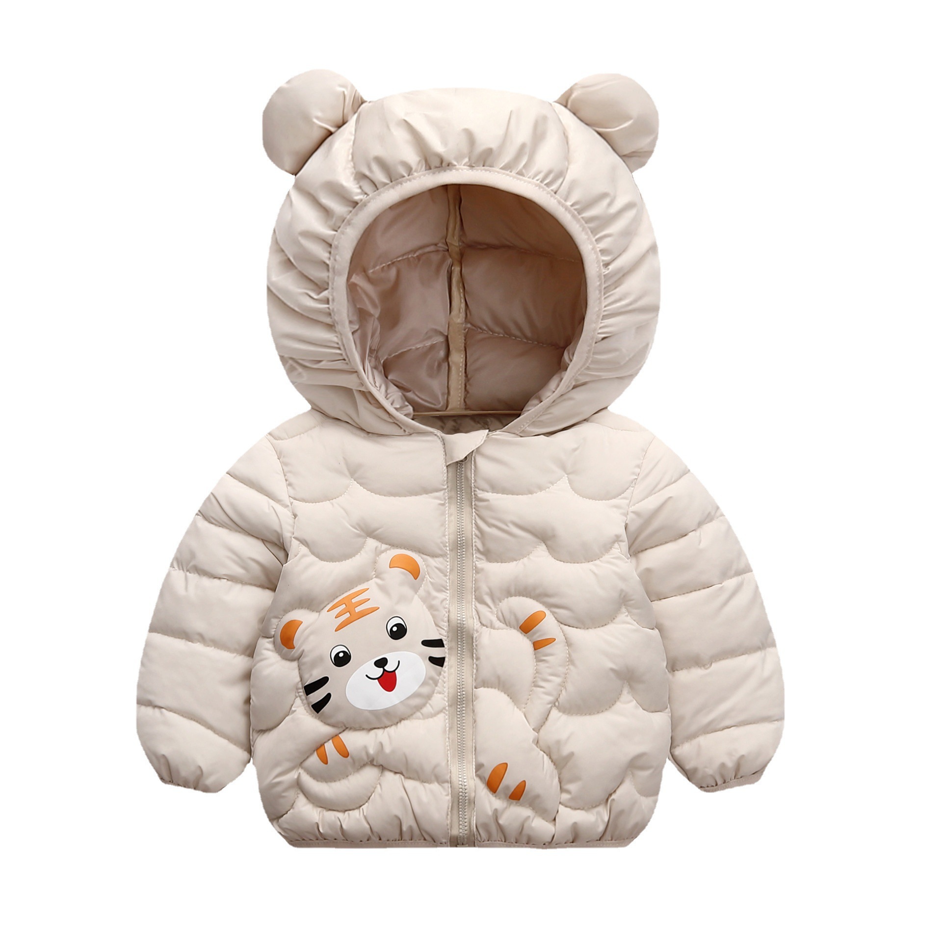 Children's down cotton-padded clothes cartoon boys and girls cotton-padded clothes medium and small children baby cotton-padded jacket live broadcast delivery cross-border