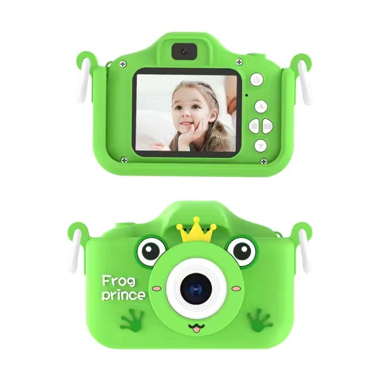 Children's camera photography SLR Polaroid camera children's birthday gift frog prince cartoon toy