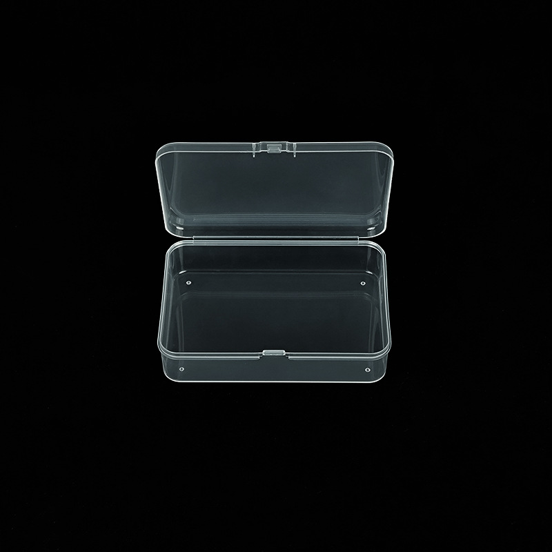 10.5 Rectangular Clamshell Storage Box Transparent Storage Box for Bank Card Ring Earring Necklace Storage Box