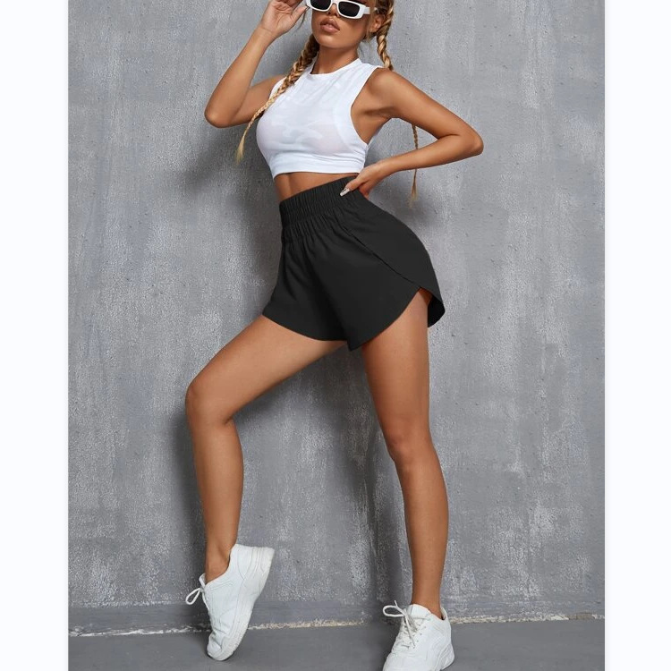 Spring and Summer 2022 New European and American Women's Shorts High Waist Elasticated Loose Sports Casual Shorts for Women