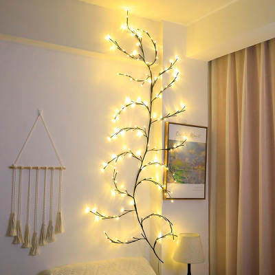 Room decorative lights colorful lights rattan decorative Net red led light string layout colorful lights string lights bedroom layout