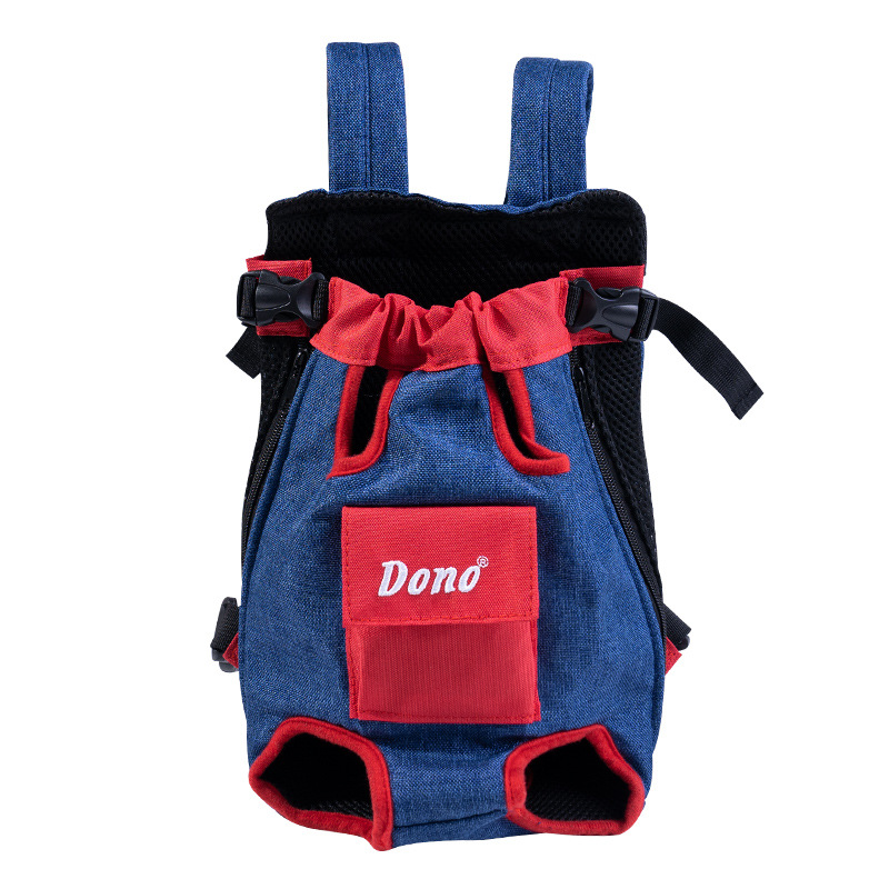 Pet bag go out portable backpack dog cat hemp cotton chest four-legged backpack cross-border a generation of hair