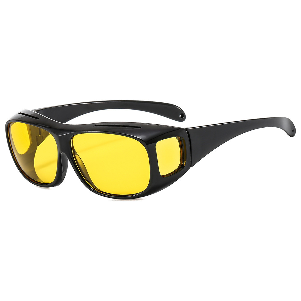Black frame yellow film
