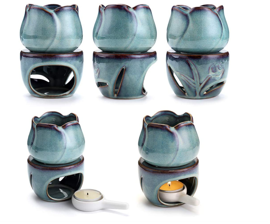 Large-capacity separate aromatherapy furnace tulip furnace indoor aromatherapy lamp essential oil heating furnace