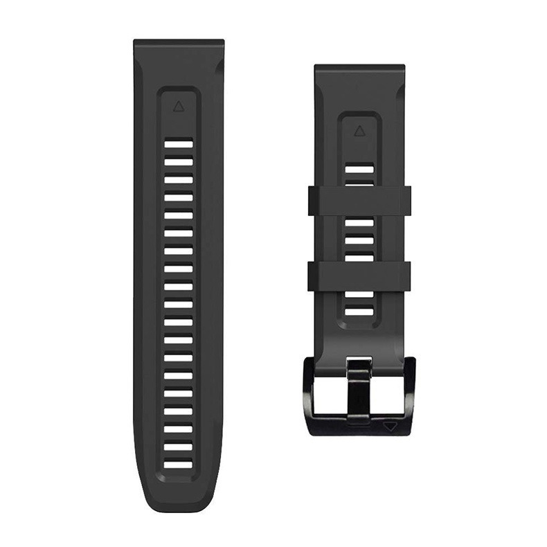 Suitable for Jiaming Fenix7 Series watch strap plastic quick release head monochrome silicone wrist strap watch strap