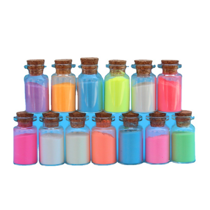 Factory wholesale luminous powder fluorescent powder DIY fishing gear luminous powder nail injection color powder 10 grams