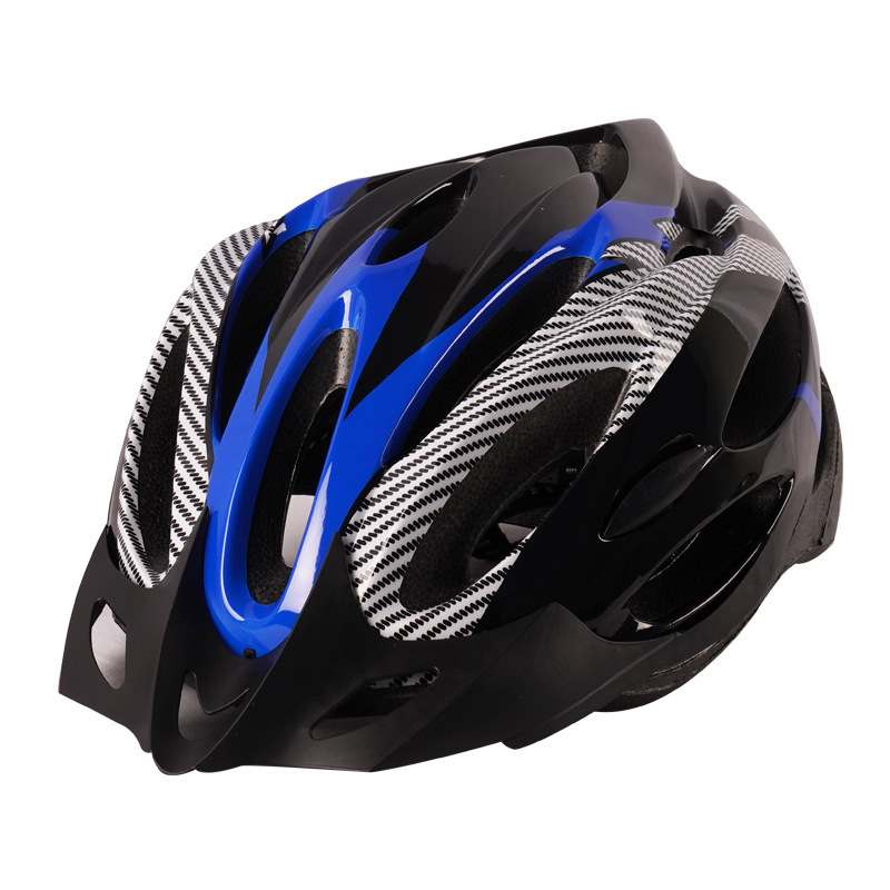 ヘルメットに乗るマウンテンバイクに乗るヘルメットは一体成型マウンテンロードの自転車ヘルメットを模倣しています。|undefined