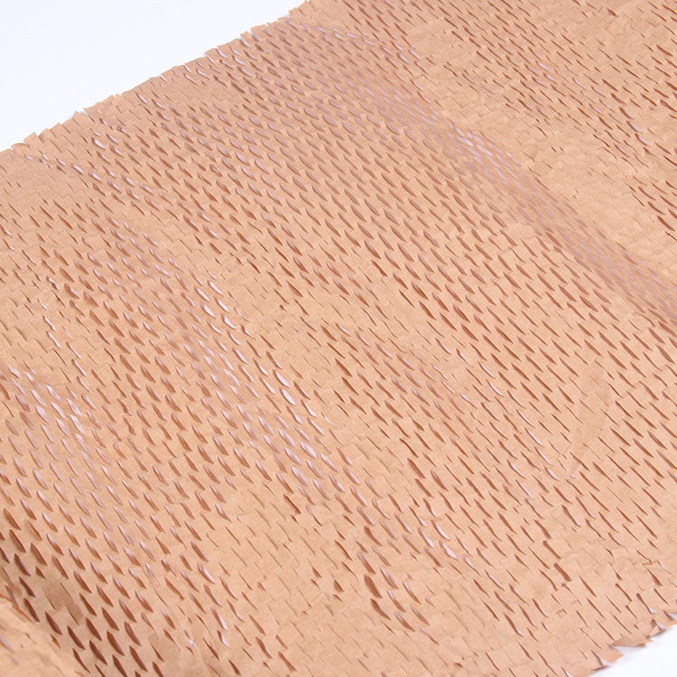 100 Honeycomb Kraft Packaging Paper E-Commerce Logistics Packaging Grid Paper Cushioning Shock Absorbing Single Honeycomb Paper