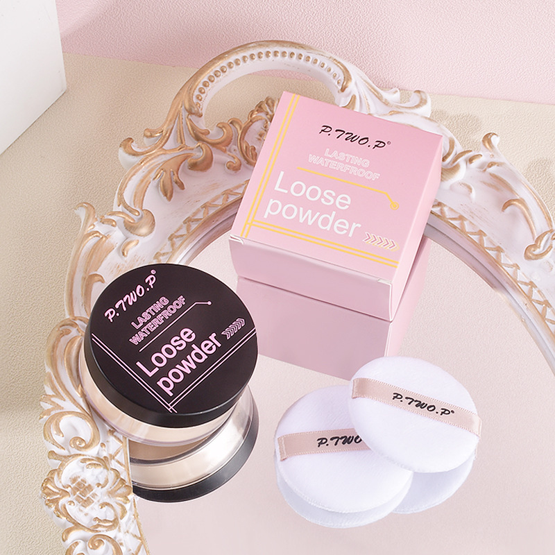 P.TW O.P cross-border makeup factory hot-selling makeup powder cake long-lasting Waterproof Concealer non-makeup oil skin honey loose powder