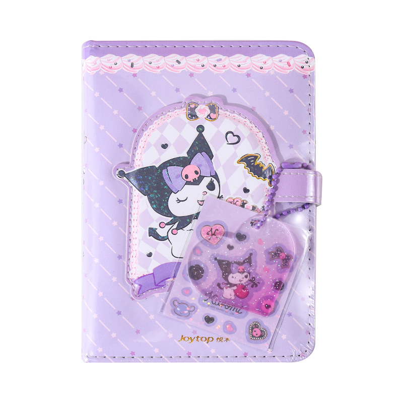 Yuemu Sanrio joint name cute Goka special-shaped magnetic buckle book A6 big eared dog high-looking hand book notepad